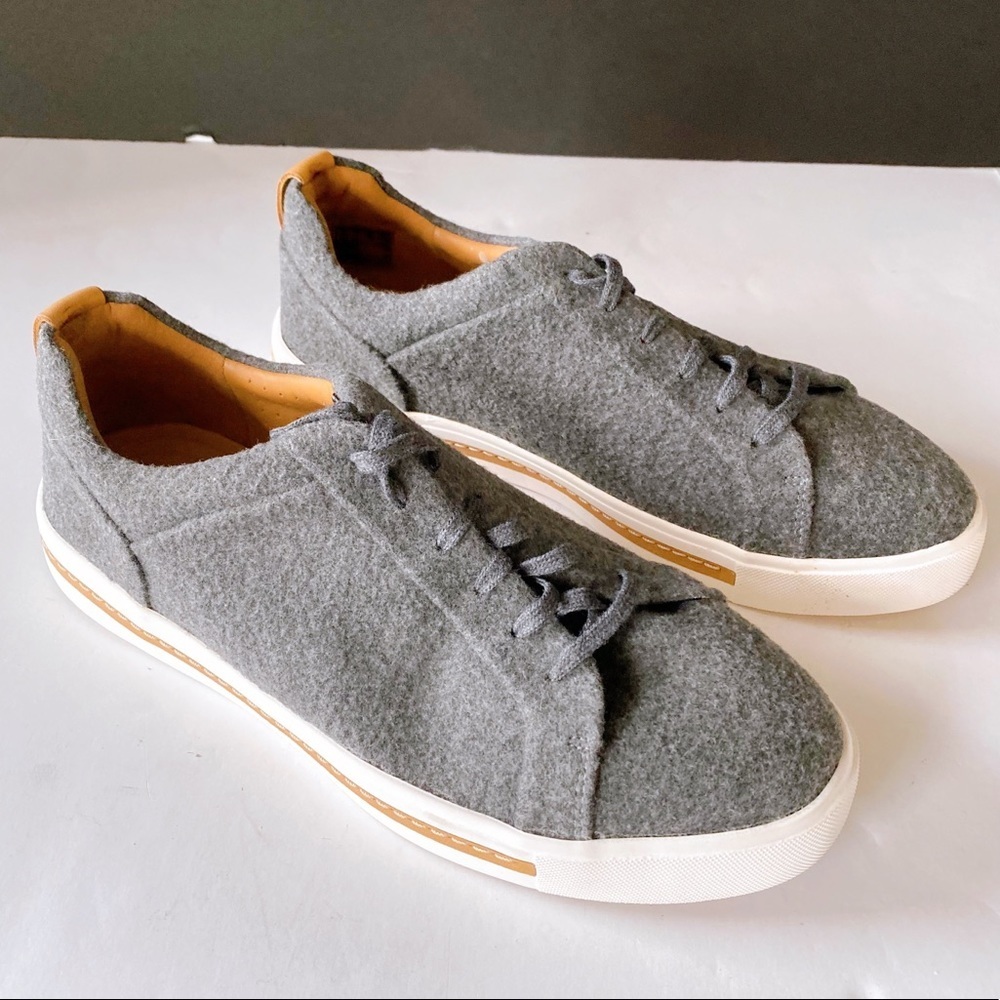 Unstructured By Clarks Un Maui Gray Sneakers Us8m - image 1